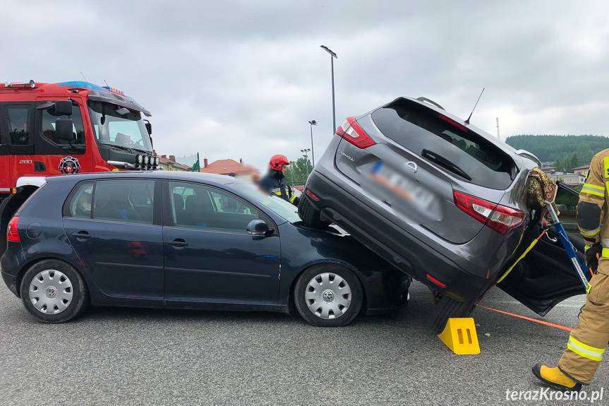 Wypadek w Rymanowie na Bieleckiego