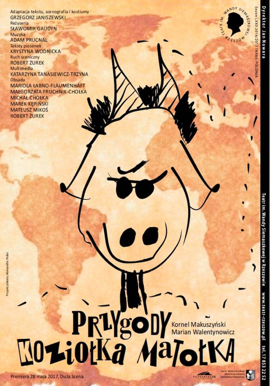Spektakl "Przygody Koziołka Matołka" w RCKP - zaproszenie