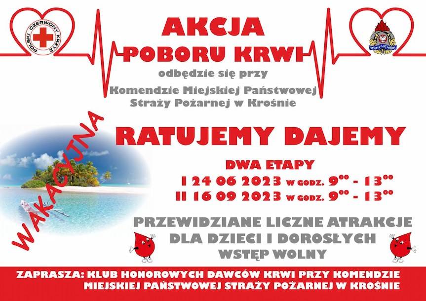 Podziel się darem życia. W sobotę akcja poboru krwi w Krośnie