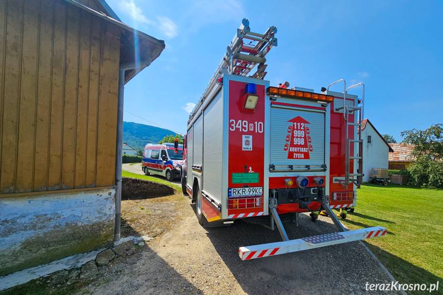 91-letnia seniorka wpadła do potoku