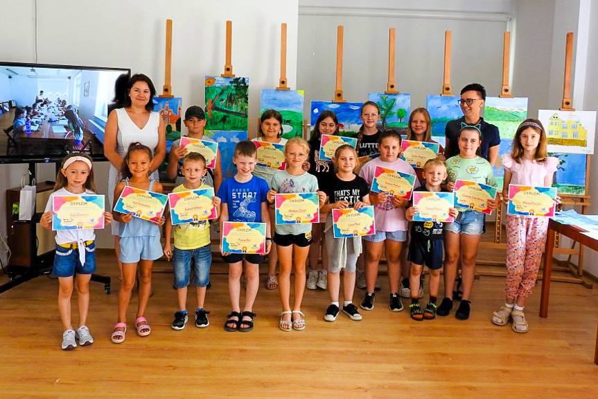 Warsztaty plastyczno-muzyczne w GOK w Korczynie