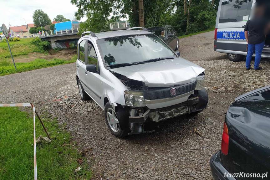 Zderzenie na Rondzie Solidarności