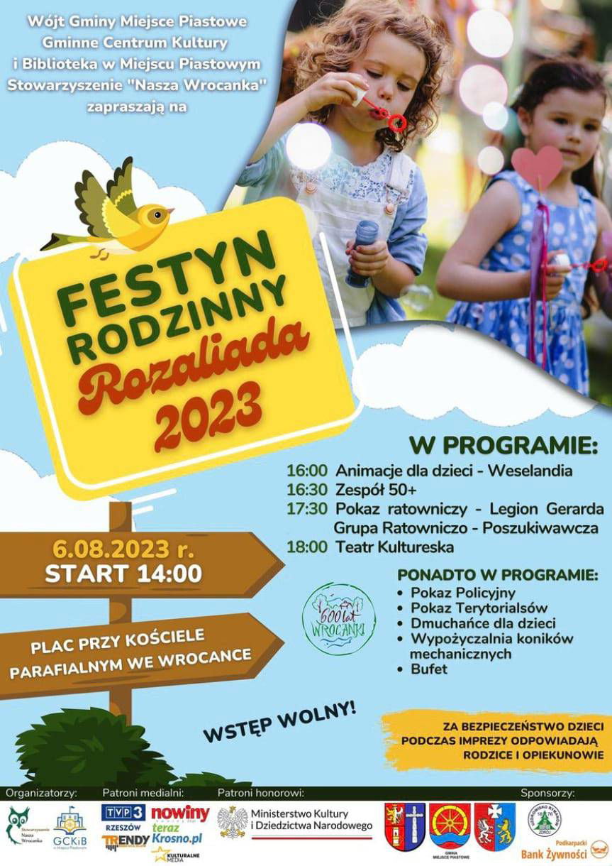 Festyn rodzinny Rozaliada już w niedzielę