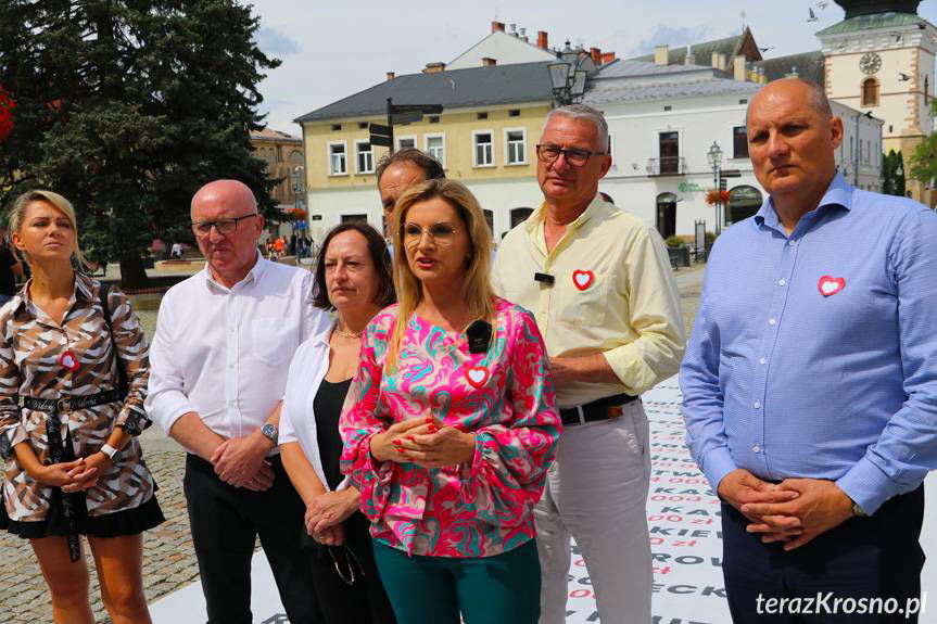 Tłuste koty z PiS. Konferencja w Krośnie 