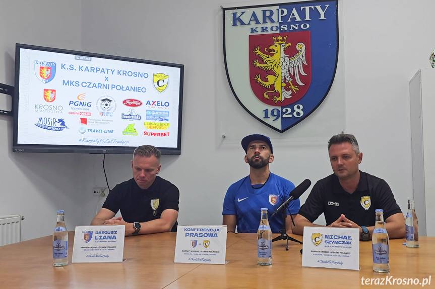 Konferencja po meczu Karpaty Krosno - Czarni Połaniec