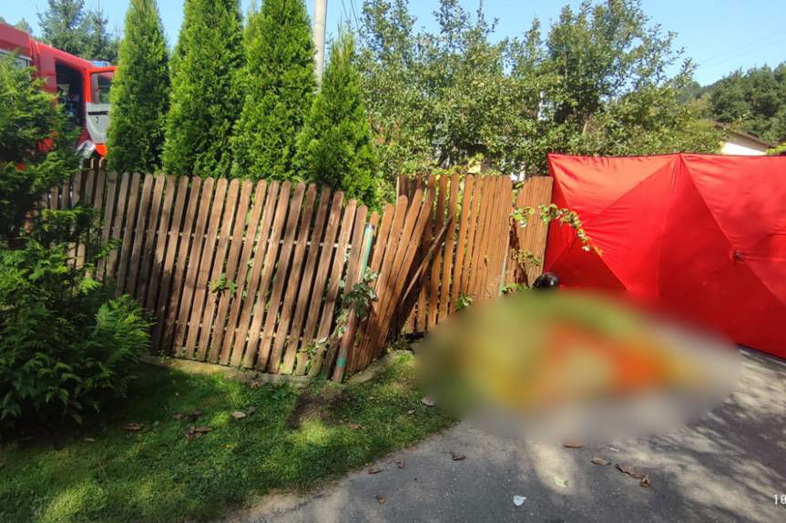 Tragiczny wypadek w Dydni. Nie żyje 43-latek