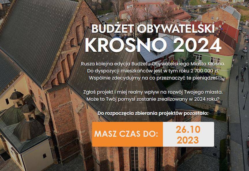 Budżet Obywatelski Miasta Krosna - zgłoś swój pomysł