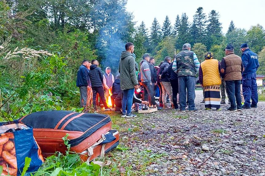 Rumuńscy grzybiarze znów w dukielskich lasach
