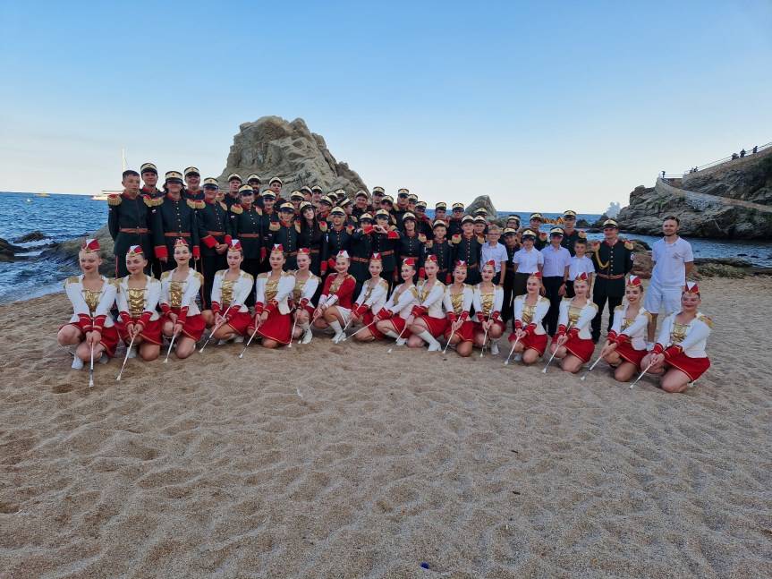 Triumf Rymanowskiej Orkiestry Dętej i Mażoretek "Sunshine" Besko w Hiszpanii