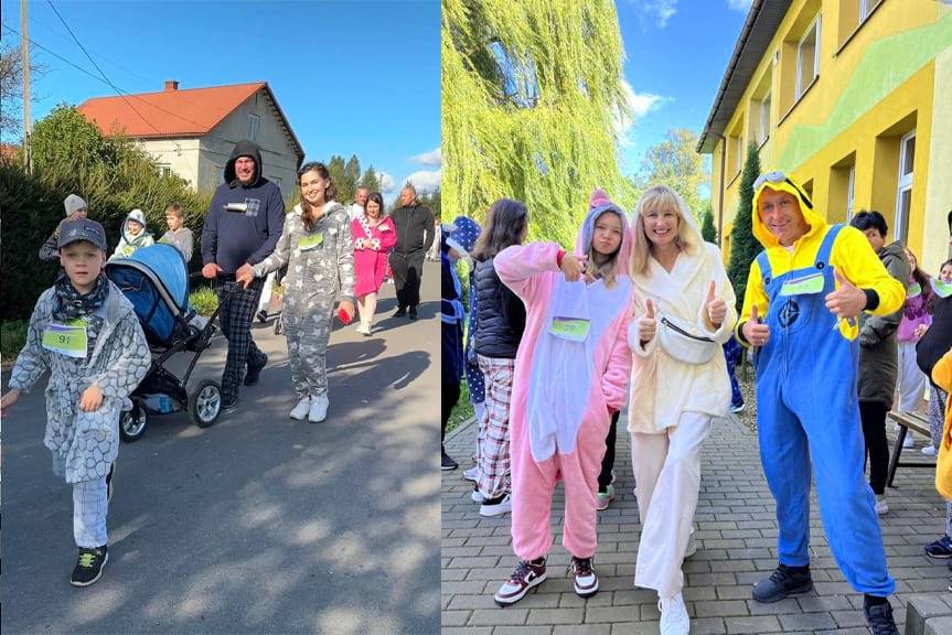 Piżamowy Bieg w Ustrobnej