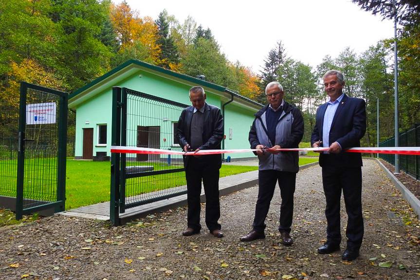 Przebudowa ujęcia wody w Korczynie zakończona