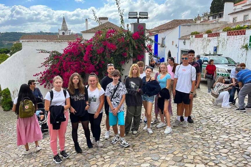 Uczniowie Budowlanki na praktykach w stolicy Portugalii