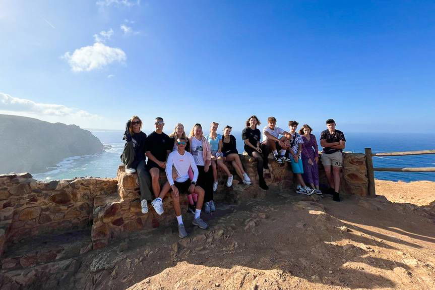 Uczniowie Budowlanki na praktykach w stolicy Portugalii