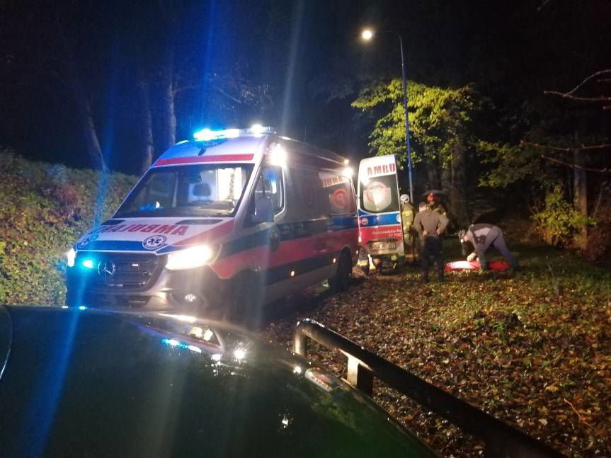 Druhowie z OSP Haczów uratowali życie mężczyzny