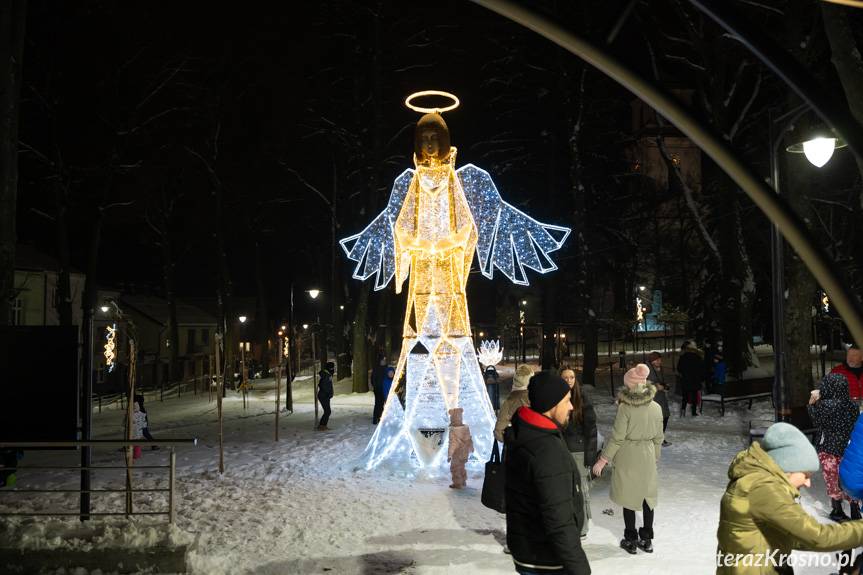 Świąteczne iluminacje rozświetlają Rymanów i Rymanów-Zdrój