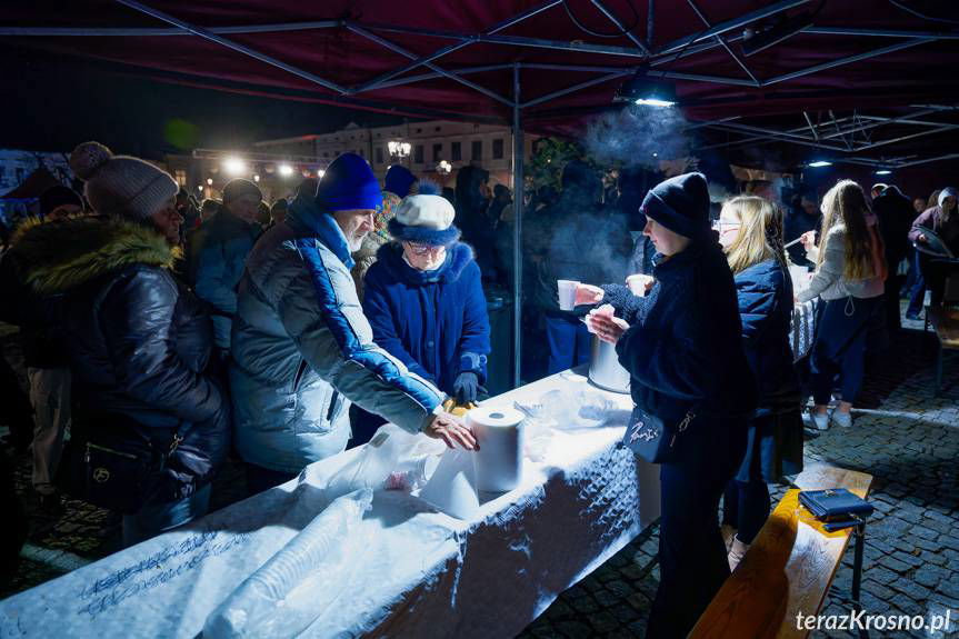 Spotkanie Wigilijne na Rynku w Krośnie [ZDJĘCIA]