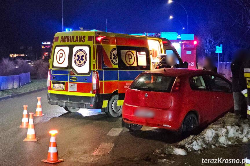 Potrącenie rowerzysty na Żółkiewskiego