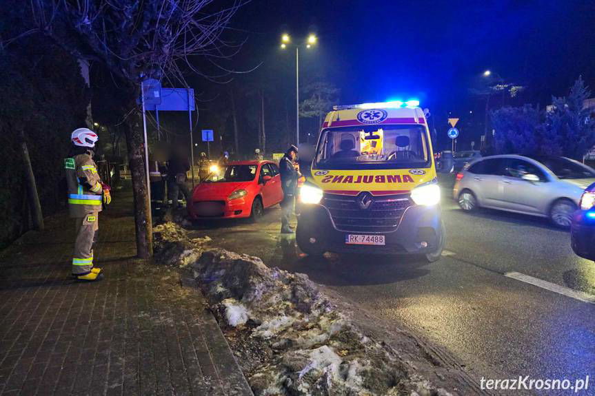 Potrącenie rowerzysty na Żółkiewskiego