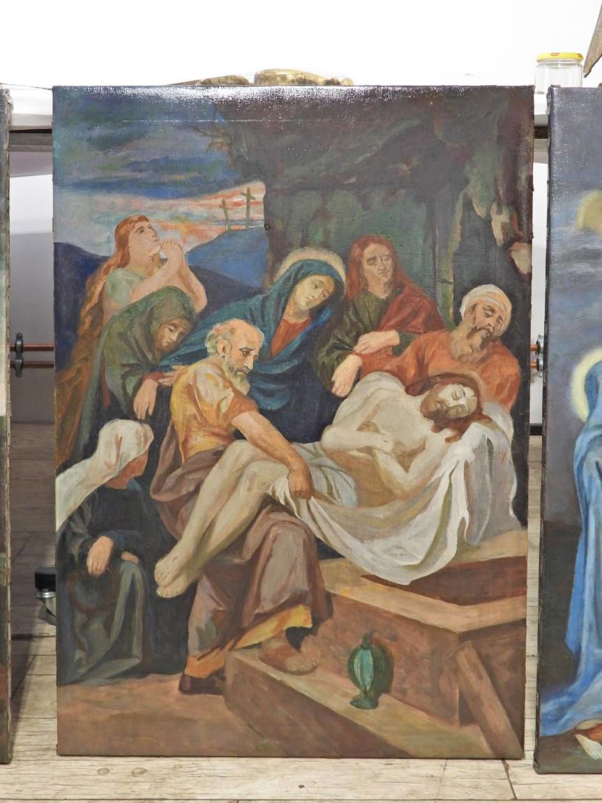 Prace konserwatorskie w kościele w Ustrobnej