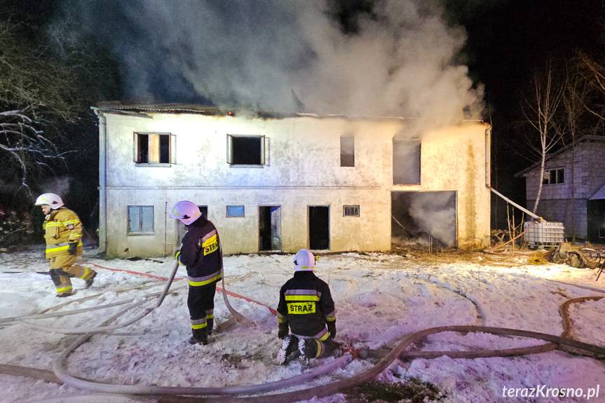 Kolejne podpalenie? Pożar pustostanu w Jaszczwi