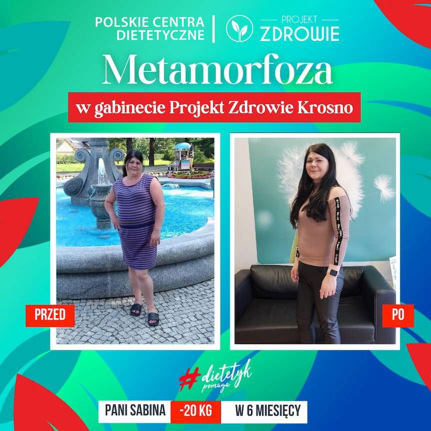 Skończ z postanowieniami, zdrowo schudnij z nami! Darmowe konsultacje z dietetykiem w gabinecie Projekt Zdrowie w Krośnie