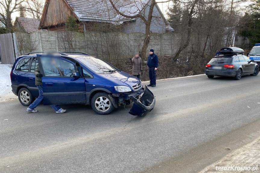 Zderzenie audi z oplem