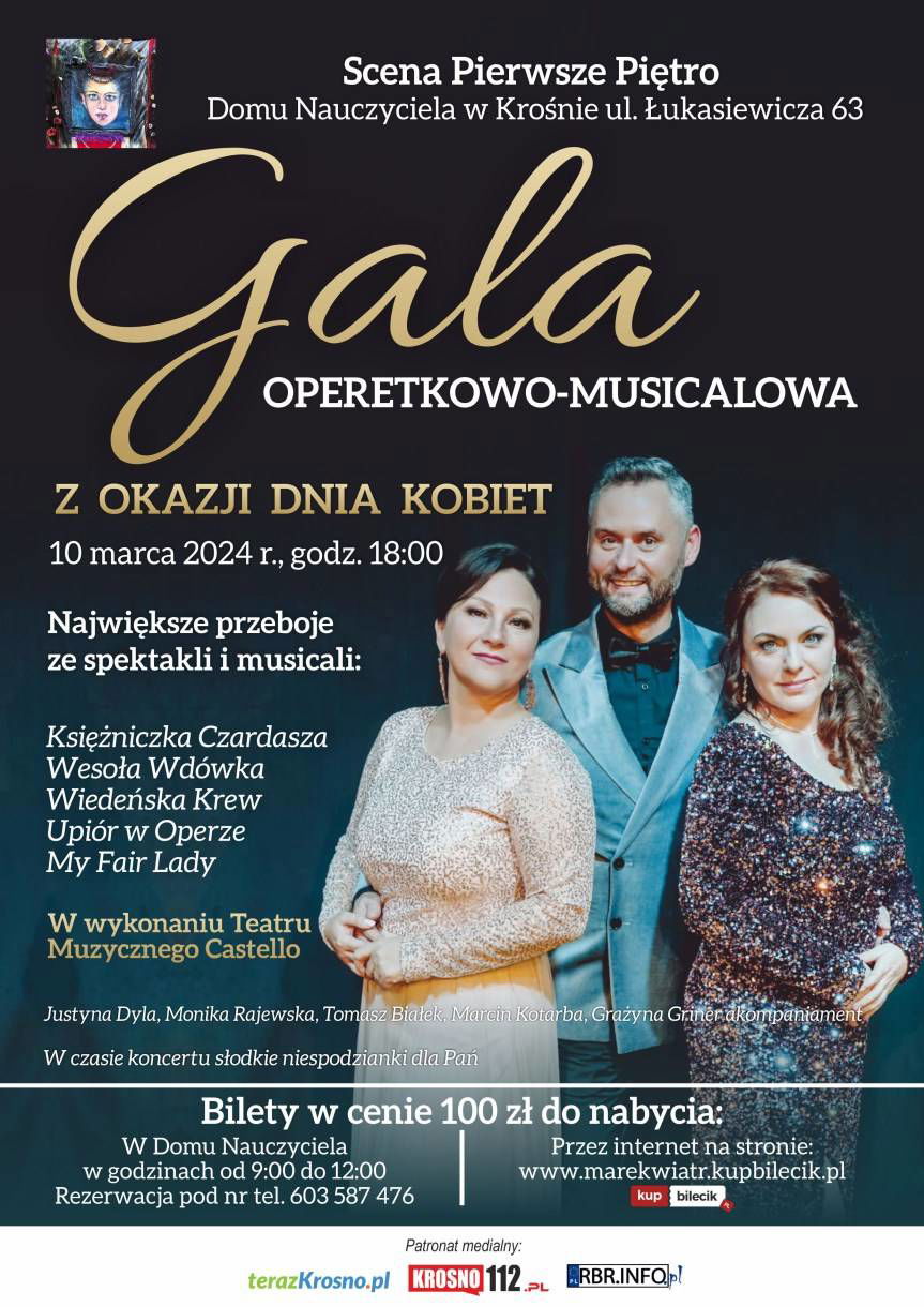 Gala operetkowo-musicalowa z okazji Dnia Kobiet