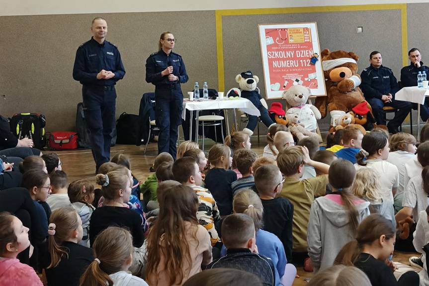 Europejski Dzień Numeru Alarmowego 112 w Szkole Podstawowej w Dukli