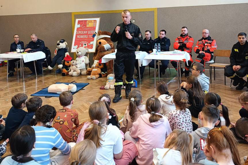 Europejski Dzień Numeru Alarmowego 112 w Szkole Podstawowej w Dukli