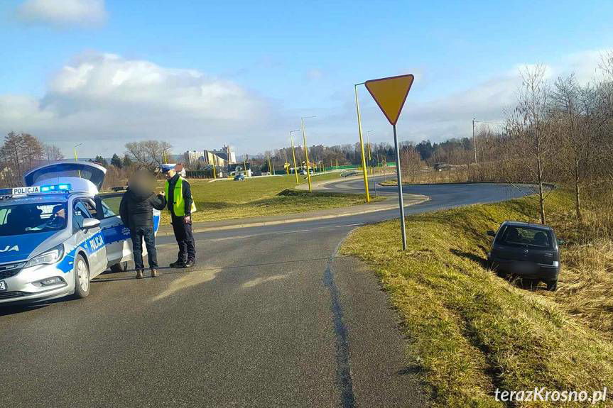 Pijany zjechał z drogi