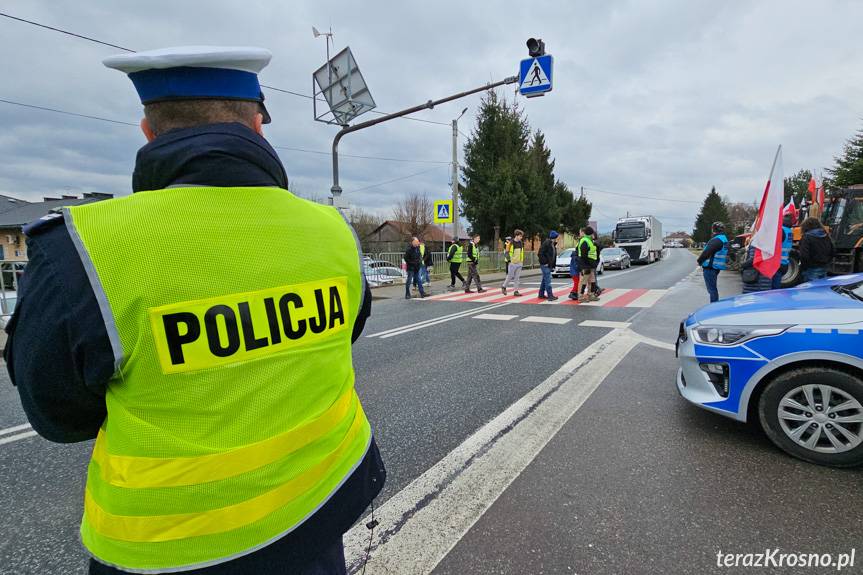 Protest rolników w Wojaszówce