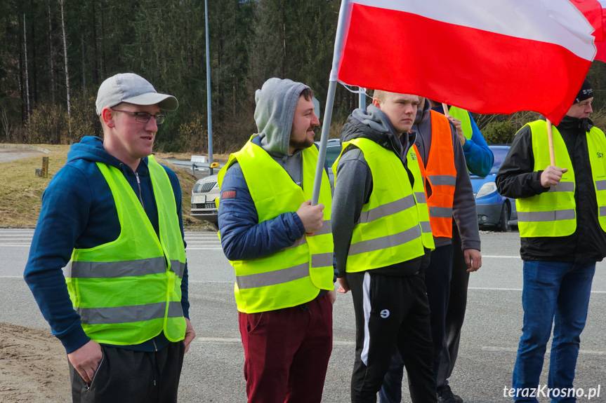 Protest rolników w Barwinku [WIDEO]