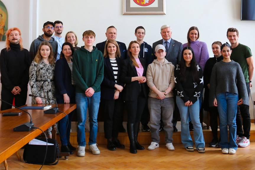 Młodzież z Norwegii z wizytą w Krośnie