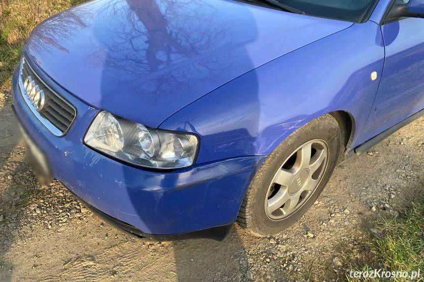 Kolizja samochodów w Wietrznie