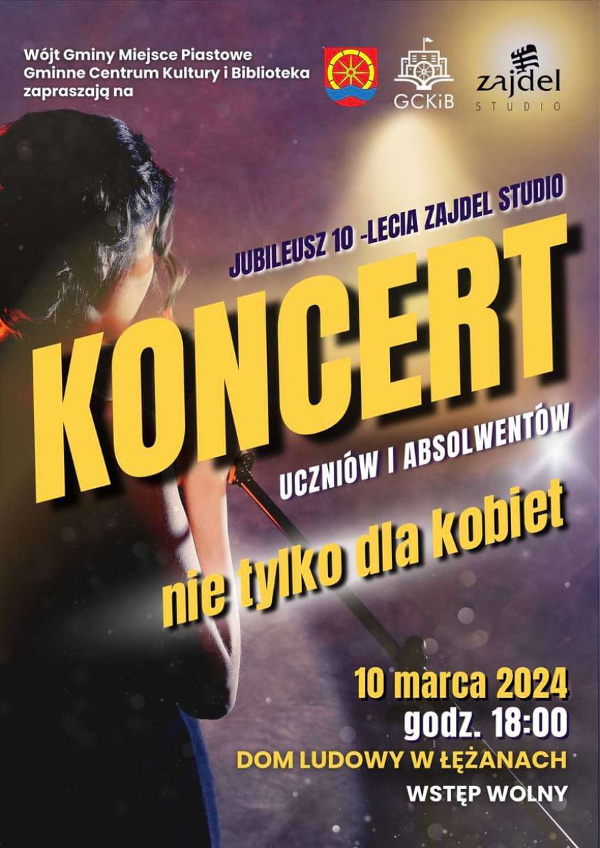 Jubileuszowy Koncert Zajdel Studio - zaproszenie