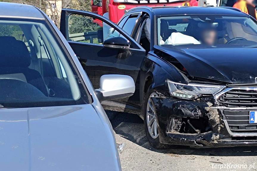 Zderzenie samochodów w Miejscu Piastowym