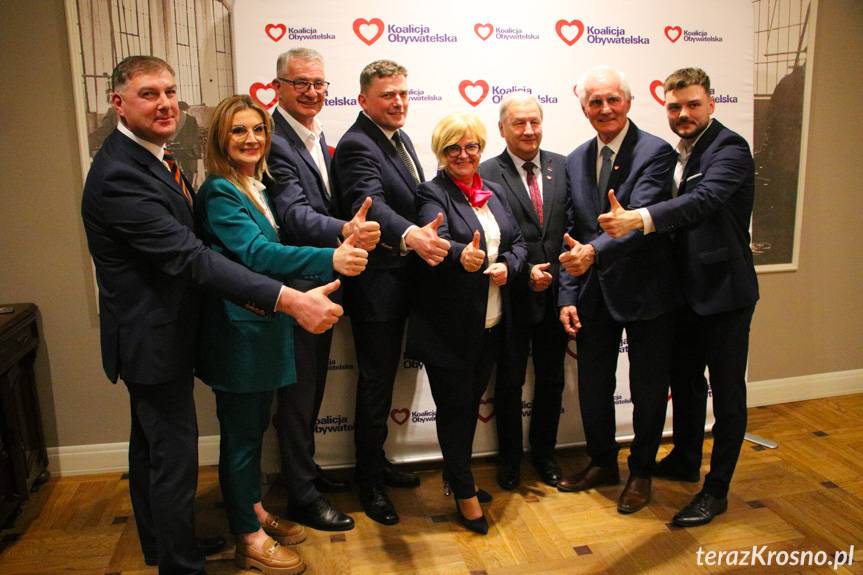 Koalicja Obywatelska zaprezentowała w Krośnie kandydatów do Sejmiku Wojewódzkiego