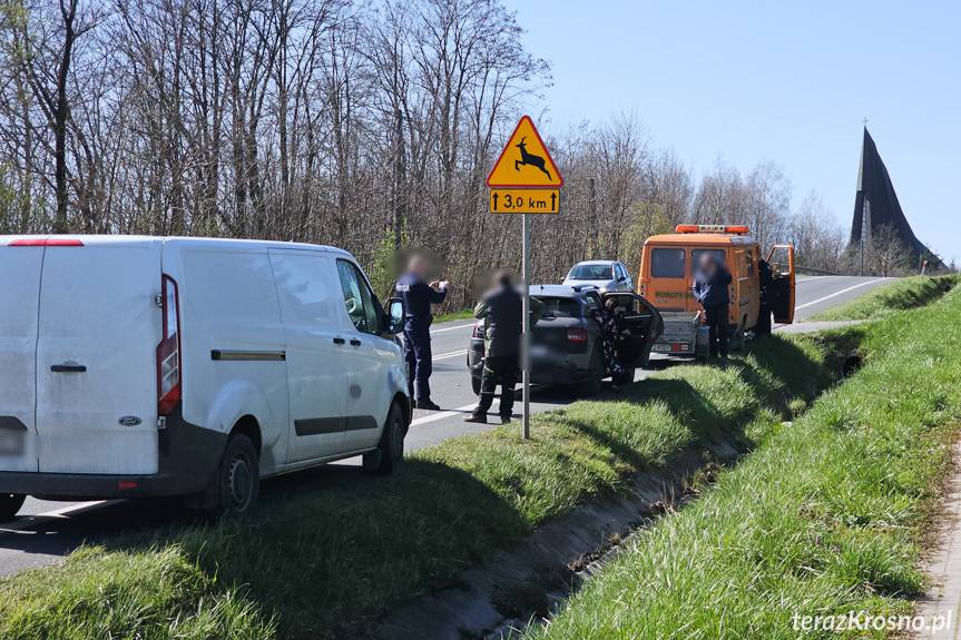 Potok. Zderzenie trzech pojazdów