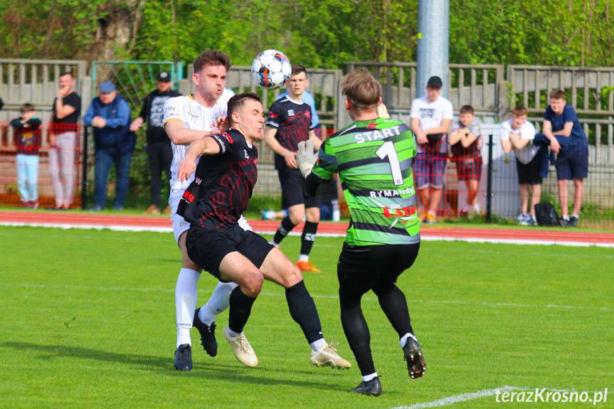 Pięć bramek w meczu w Rymanowie