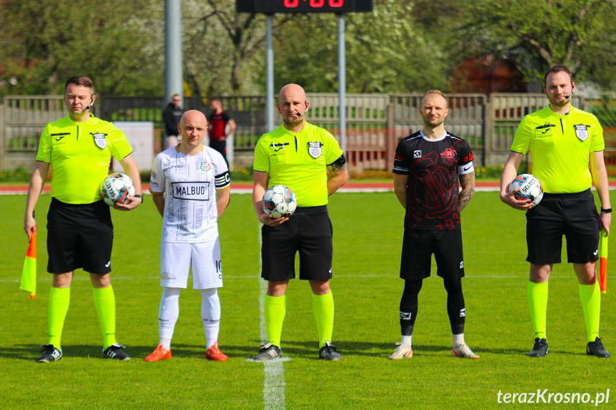 Pięć bramek w meczu w Rymanowie