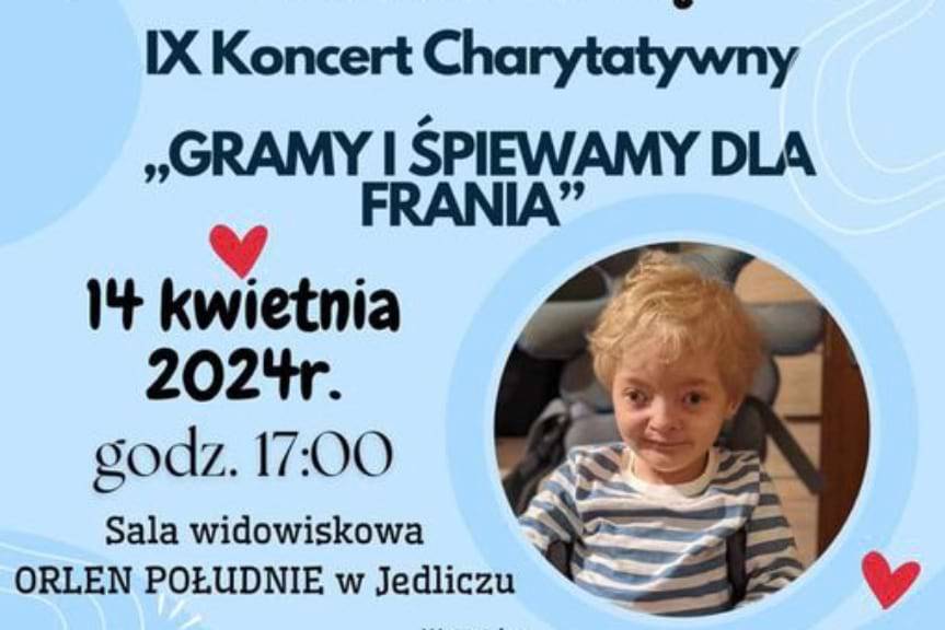 Koncert charytatywny dla Frania