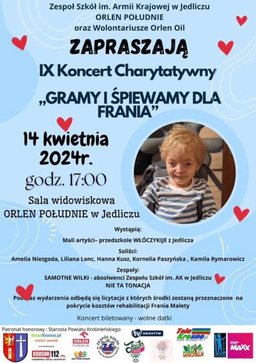 Koncert charytatywny dla Frania