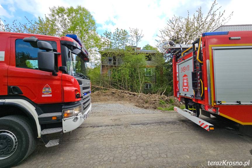 Pożar w pustostanie