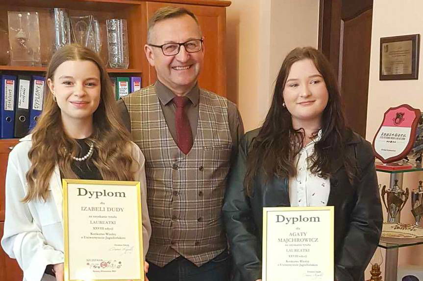 Uczennice Szczepanika laureatkami ogólnopolskiego konkursu