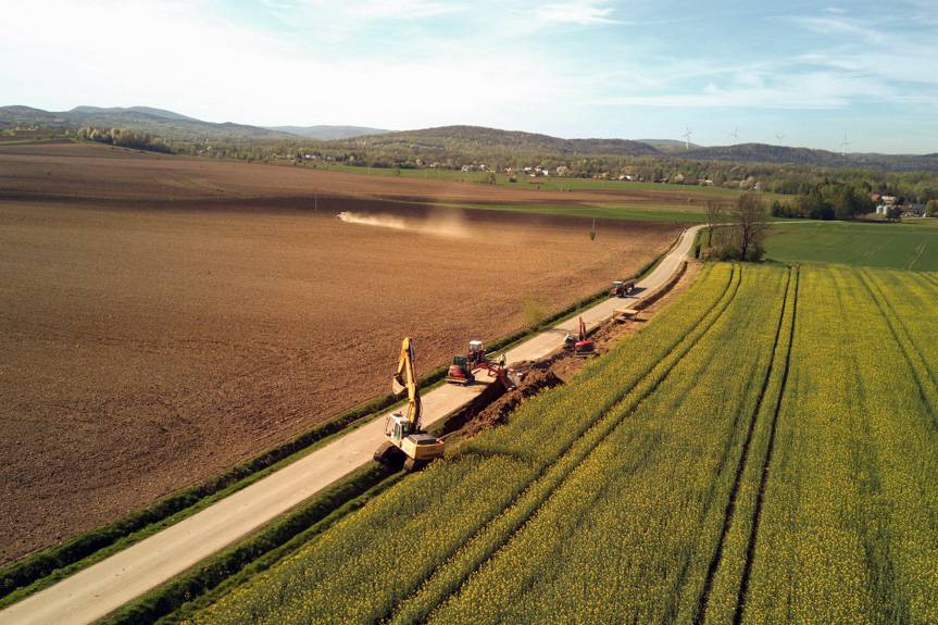Budowa kolektora sanitarnego coraz bliżej zakończenia