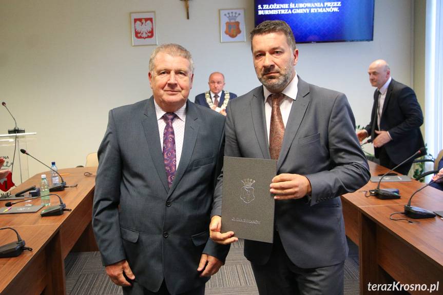 Nowy burmistrz Rymanowa zaprzysiężony