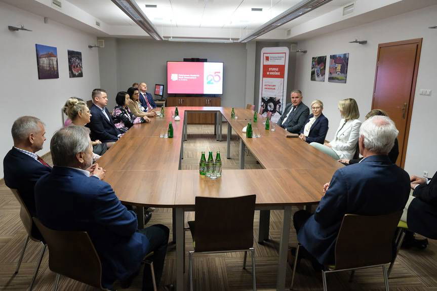 Wiceminister Nauki i Szkolnictwa Wyższego z wizytą w Krośnie