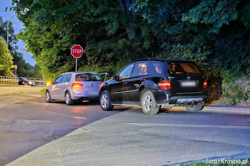 Najechał na tył volkswagena