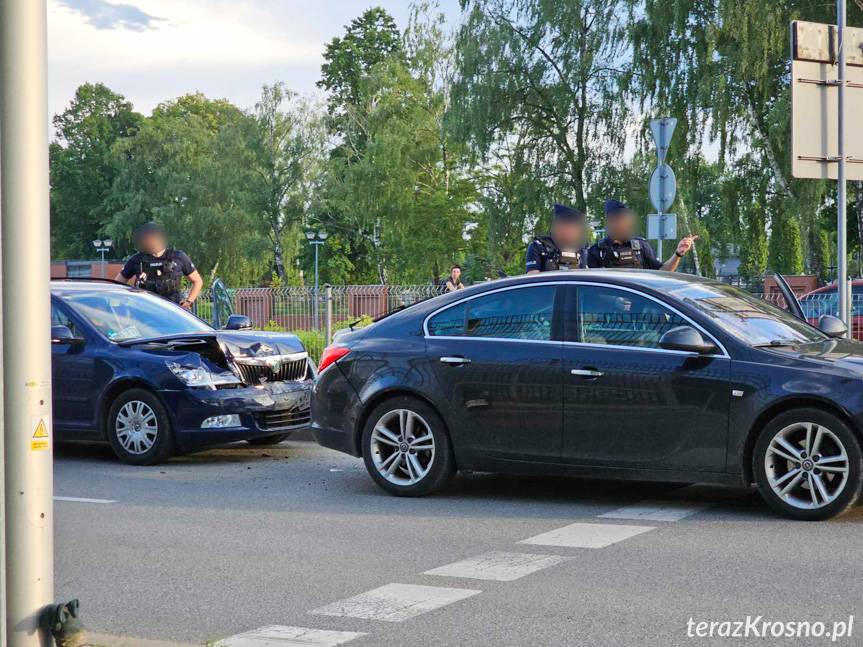 Kolizja w Krośnie