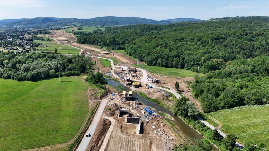 S19 w powiecie krośnieńskim. Co się dzieje na budowie?